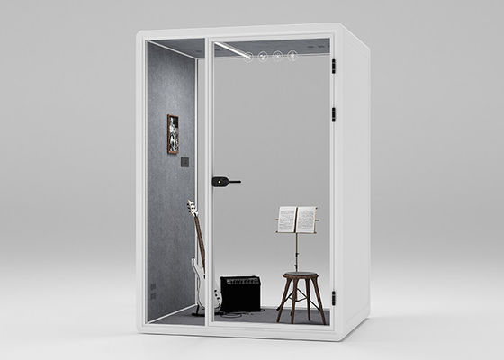 Silent Office Phone Booths Soundproof Around 35db Middle Size For 1 - 2 Person