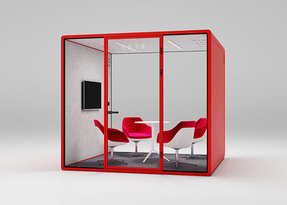 Extra Large Office Meeting Pods Customized Size Strong Steel Panel