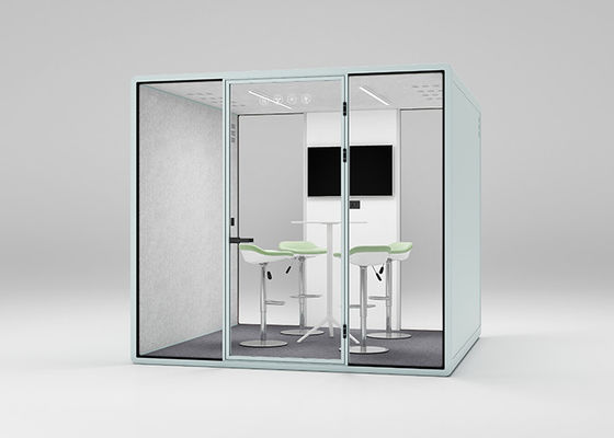 Extra Large Office Meeting Pods Customized Size Strong Steel Panel