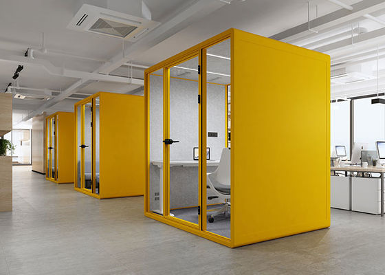 35+-db Acoustic Office Booth Private Space Soundproof Meeting Booth Various Sizes Available