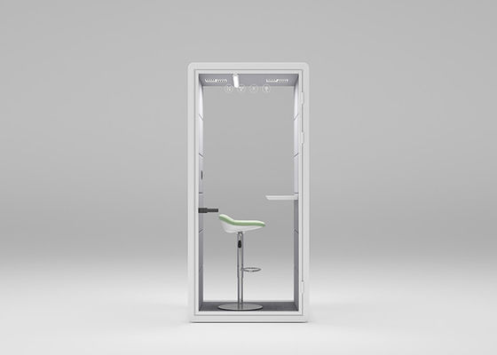 Soundproof 35db Silent Office Meeting Booths Customized Size With Acoustic PET Felt