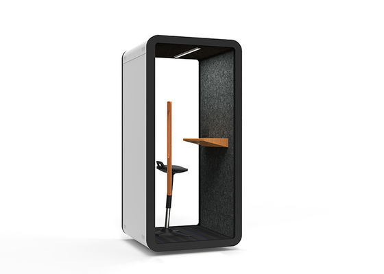 Safe Laminated / Tempered Glass Soundproof Office Pod Isolate Sound Silent Booth