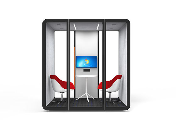 manufaturer sound isolate booth with buit-in light automatic open technology