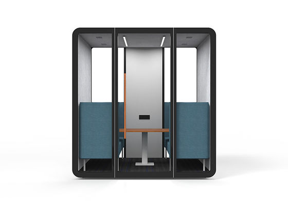 220V Acoustic Isolation Booth Soundproof Discussion Room With Sofa