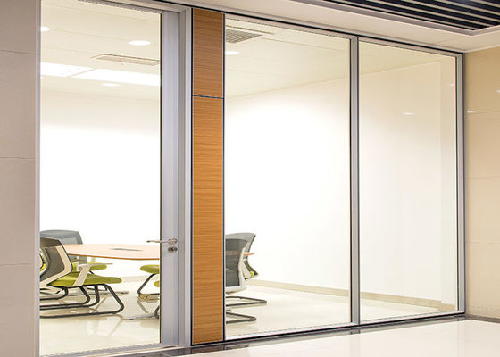 Demountable Prefabricated Aluminum Glass Partition Wall Panel Inner Steel Structure