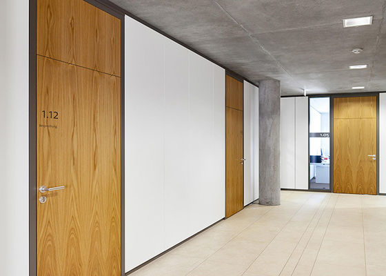 Meeting Room Acoustic Solid Partition Wall Galvanized Steel Partition Wall Systems