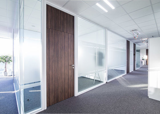 High Security Glass Partition Wall System Double-layer Design