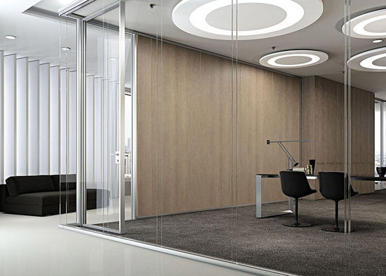 High Security Glass Partition Wall System Double-layer Design