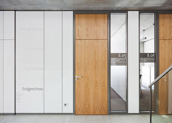 Solid Wall Partition Acoustic Felt 45db+- Reduce Noise Steel Panel Melamine Board White Color