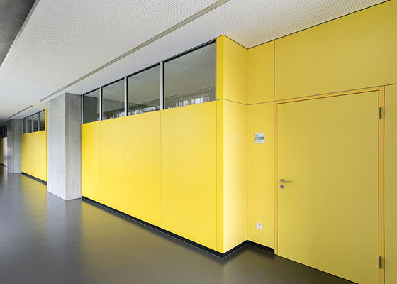 Pre-fabricated Solid Partition Wall All Steel Fire Protection Indoor Colorful Wall Reduce 48db Soundproof Office Wall