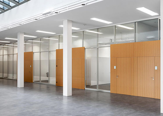 solid door customized frameless solid office partition with lock