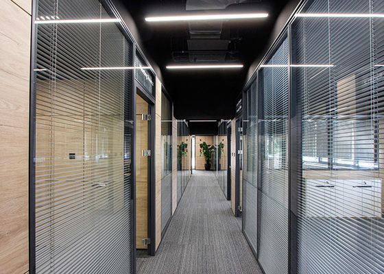 Premium Quality Glass Wall with sliding door Mobile Partition Wall
