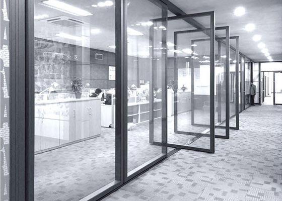 Dimming Glass Pivot Door Glass Partition Wall High-end Conference Door Controlled Clear