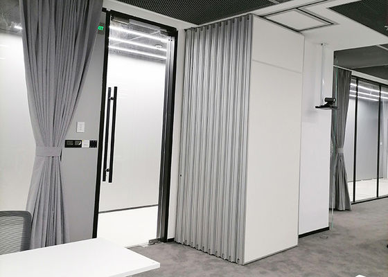 Movable Acoustic Meeting Room Partition Walls Operable Partition System With Carrier