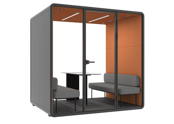 L size 4 person meeting room sound acoustic pods for office Portable Private Booths