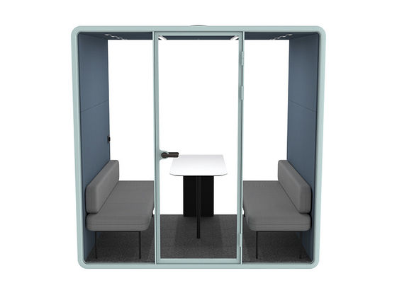 Private Office Phone Silence Room For Council Hall Sound Absorption Movable Customized Color