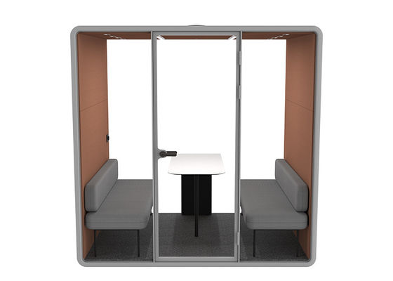 Sound Insulation 100-240V Power Privacy Small Size Sensor Light Office Meeting Pods 4 Person Large Size