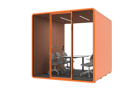 Group Discussion Pods Privacy Silent Booth Fashionable European Style Office Pods For Meeting