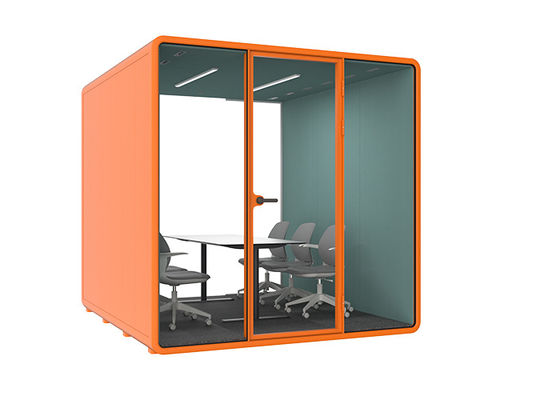 Special Laminated Glass Safe Office Booth Silent Room Super Large Size For Commercial Indoor