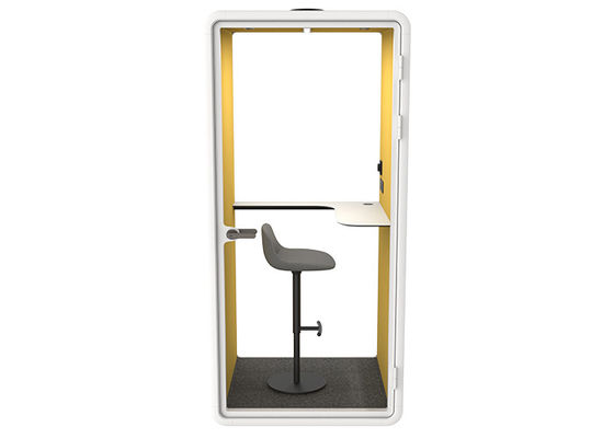 Study Pods Acoustic Phone Booth Long-lasting Small Size Single Person Cabin For Office Calling