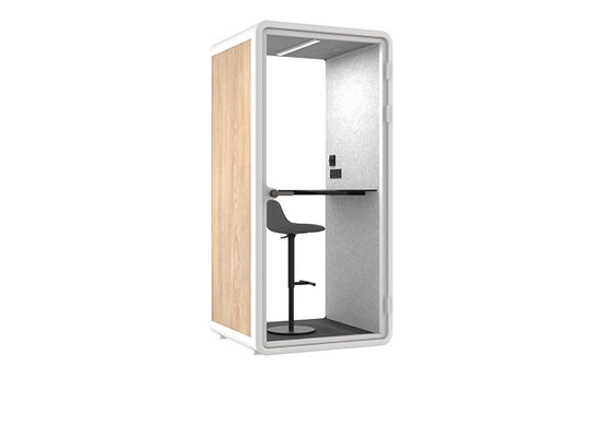 Customized acoustic booth various sizes available office pods with compact laminate furniture