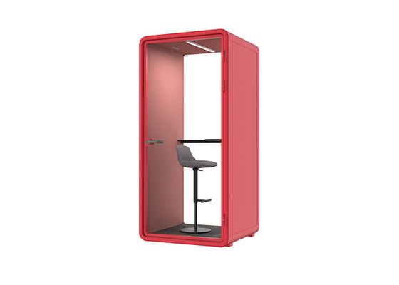 Indoor Acoustic Office Pods Removable Soundproof Single Phone Booth