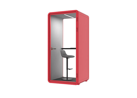 Office pods intelligent infrared sensors automatically turn on lighting and ventilation systems