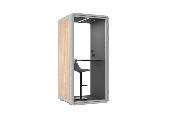 Disassemble Easy Installation Office Meeting Pods Durable Phone Booth 10mm Thickness Laminated Glass