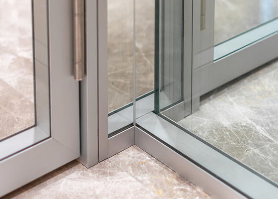 glass partition wall 108mm clear glass Toughened Modular easy installation 5+5mm double glass soundproof design