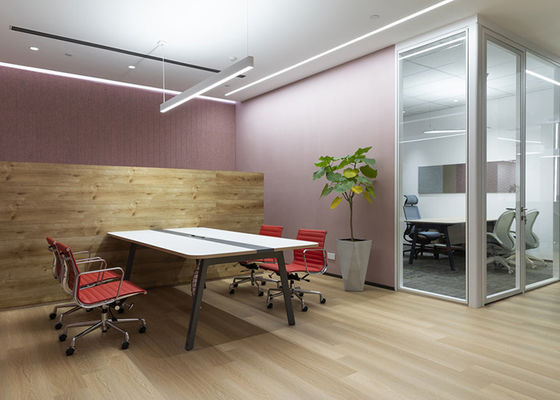 glass partition wall 108mm clear glass Toughened Modular easy installation 5+5mm double glass soundproof design