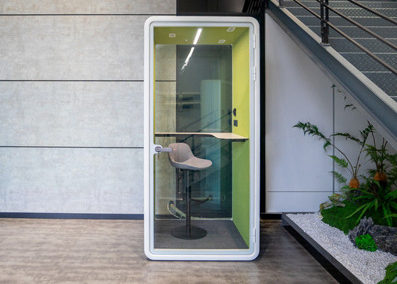 Single person soundproof phone booth office meeting pods with sound isolation