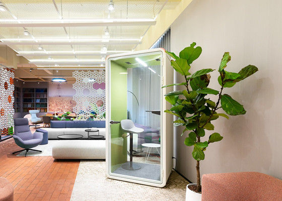 Single person soundproof phone booth office meeting pods with sound isolation