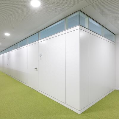 Prefabricated Partition System Pre-fabricated Glass Demountable Partition Wall System