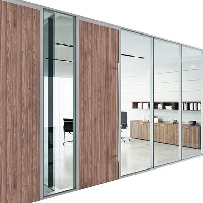Soundproof Freestanding Glass Partition Glass Room Dividers Walls for Uk