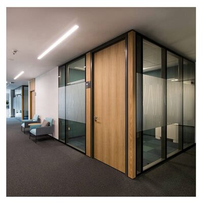 High Quality Double Glass Partition Wall Tempered Glass for Office