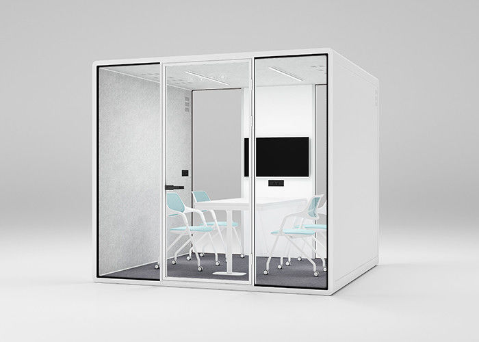 hidden frame Acoustic Phone Booth With Control Dimmer Cutsomized Size For Study