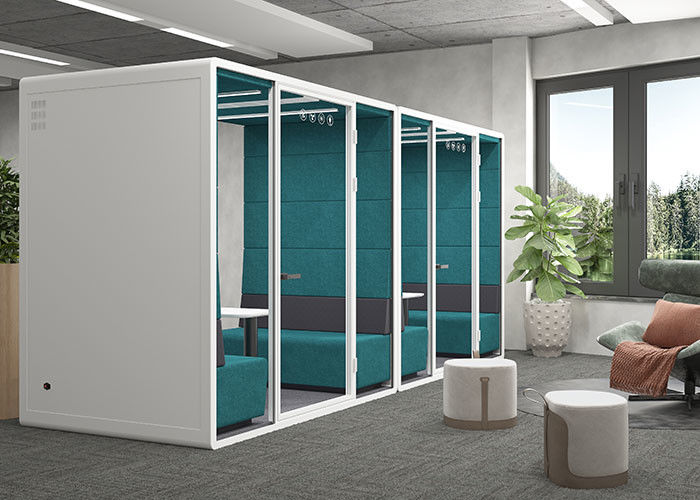 Acoustic Office Telephone Booth Box  Sound Insulation Pods Customized Size