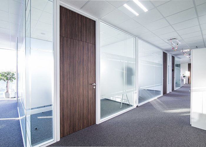 High Security Glass Partition Wall System Double-layer Design