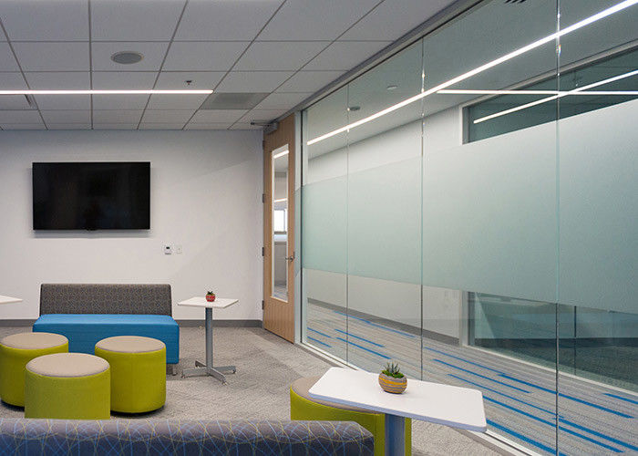 Eco-Friendly Sustainable Modular Office Walls Demountable Glass Partition Wall