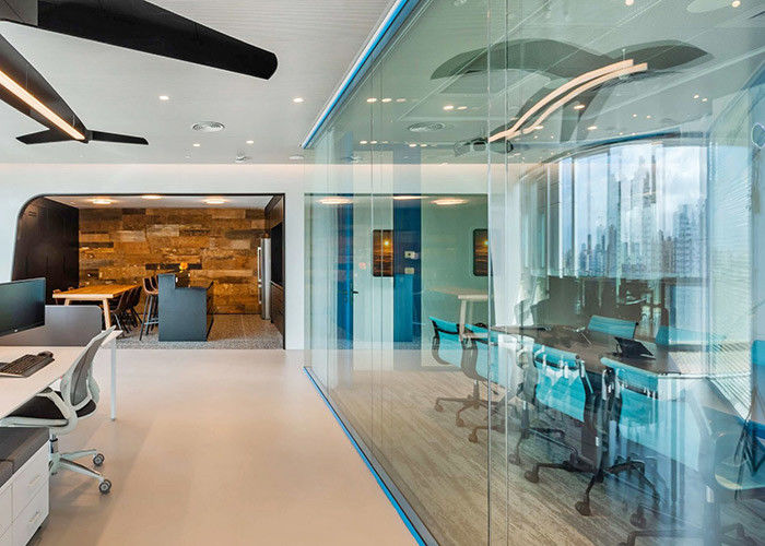 easy installation temperd glass partition aluminum partition double layer glass