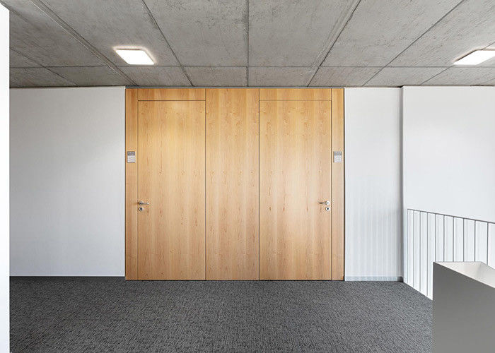 Solid Wall Partition Acoustic Felt 45db+- Reduce Noise Steel Panel Melamine Board White Color
