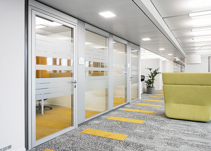 Modular glass wall partition customized manufacturer for indoor demountable wall