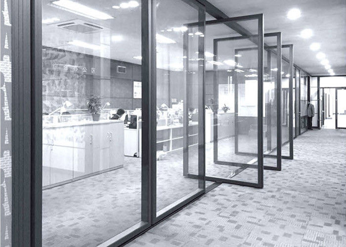Dimming Glass Pivot Door Glass Partition Wall High-end Conference Door Controlled Clear