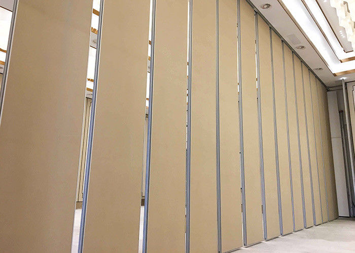 Operable Movable Partition Walls Vinyl Surface Conference Room Movable Partitions