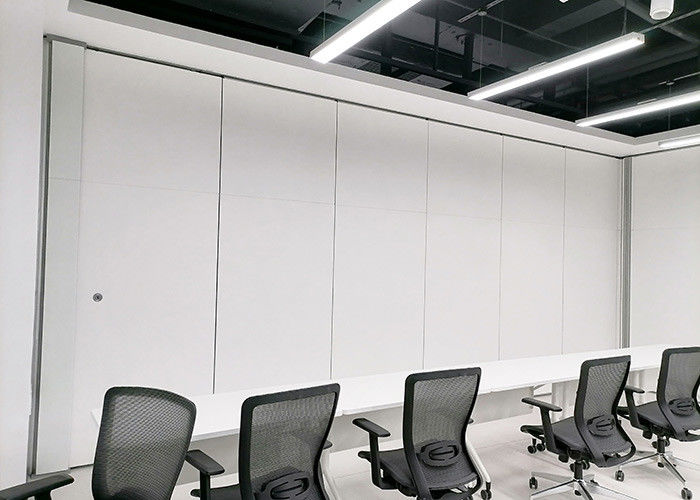 Movable Acoustic Meeting Room Partition Walls Operable Partition System With Carrier