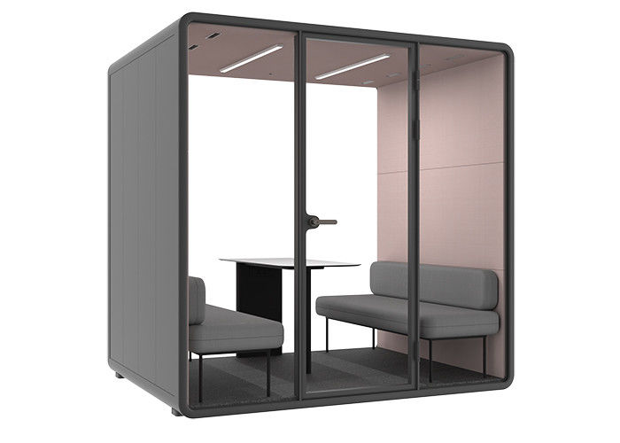 L size 4 person meeting room sound acoustic pods for office Portable Private Booths