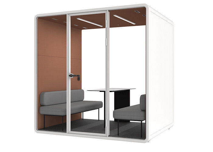 Reduce Noise 35db Soundproof Office Booth Phone Pods Colorful L Size For Meeting Silence Space Customized Size