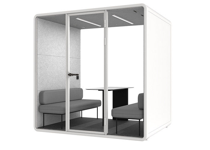 Council Chamber For 4 Person Soundproof Cabin Privacy Meeting Room Silent Office Pods