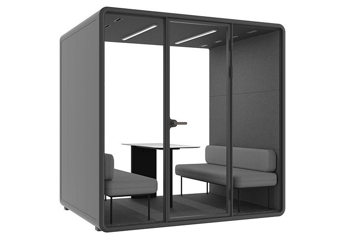 Office Silent Pods Install Air Conditioners To Adjust The Temperature For Hot Country Phone Booth