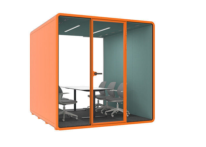 Special Laminated Glass Safe Office Booth Silent Room Super Large Size For Commercial Indoor